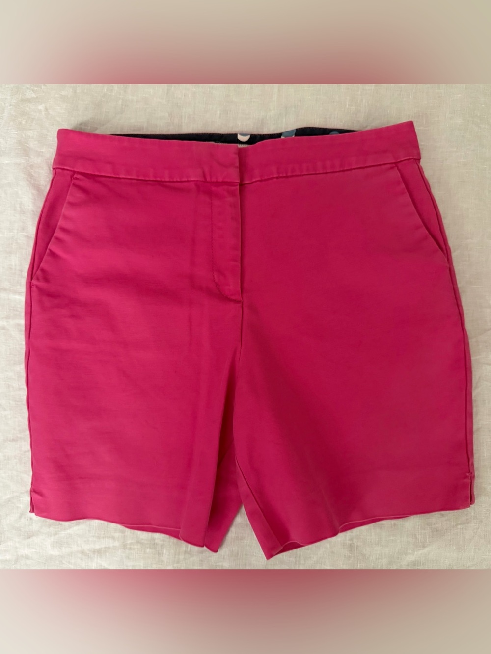 Boden Hot Pink Tailored Bermuda Shorts